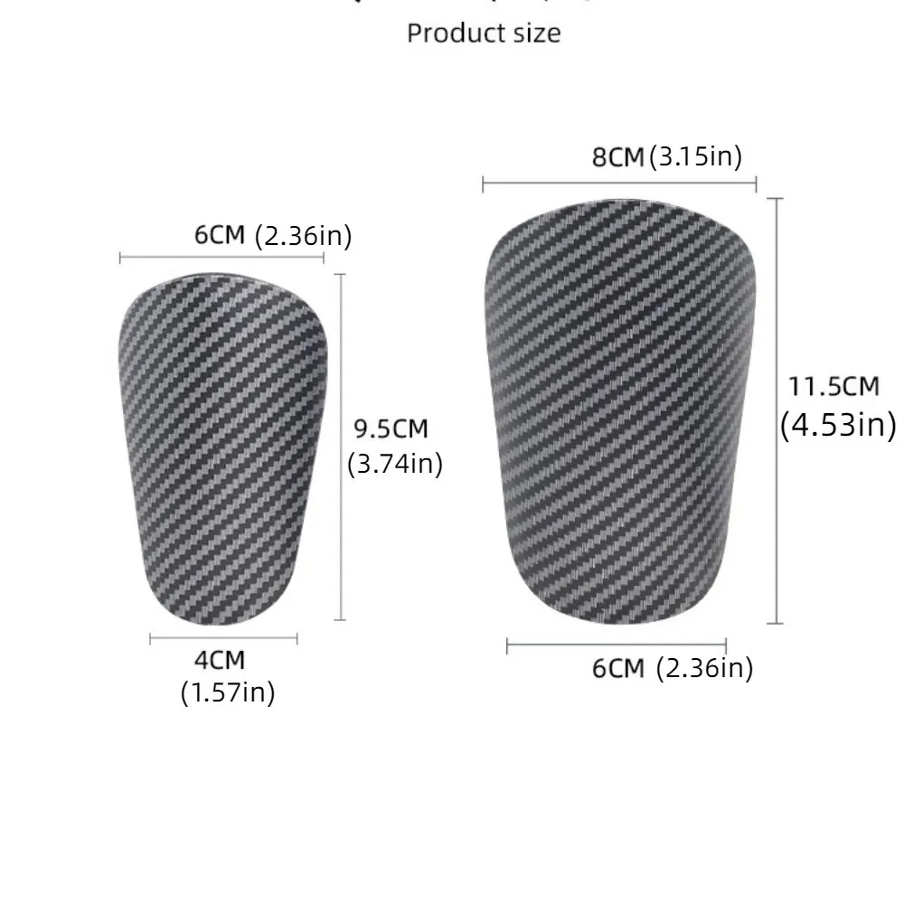 Pelindung Kaki Sepak Bola Shin Pad EVA Penebalan Penyerap Guncangan Pelatihan Shank Board Ukuran Mini Ringan Pelindung Betis Sepak Bola