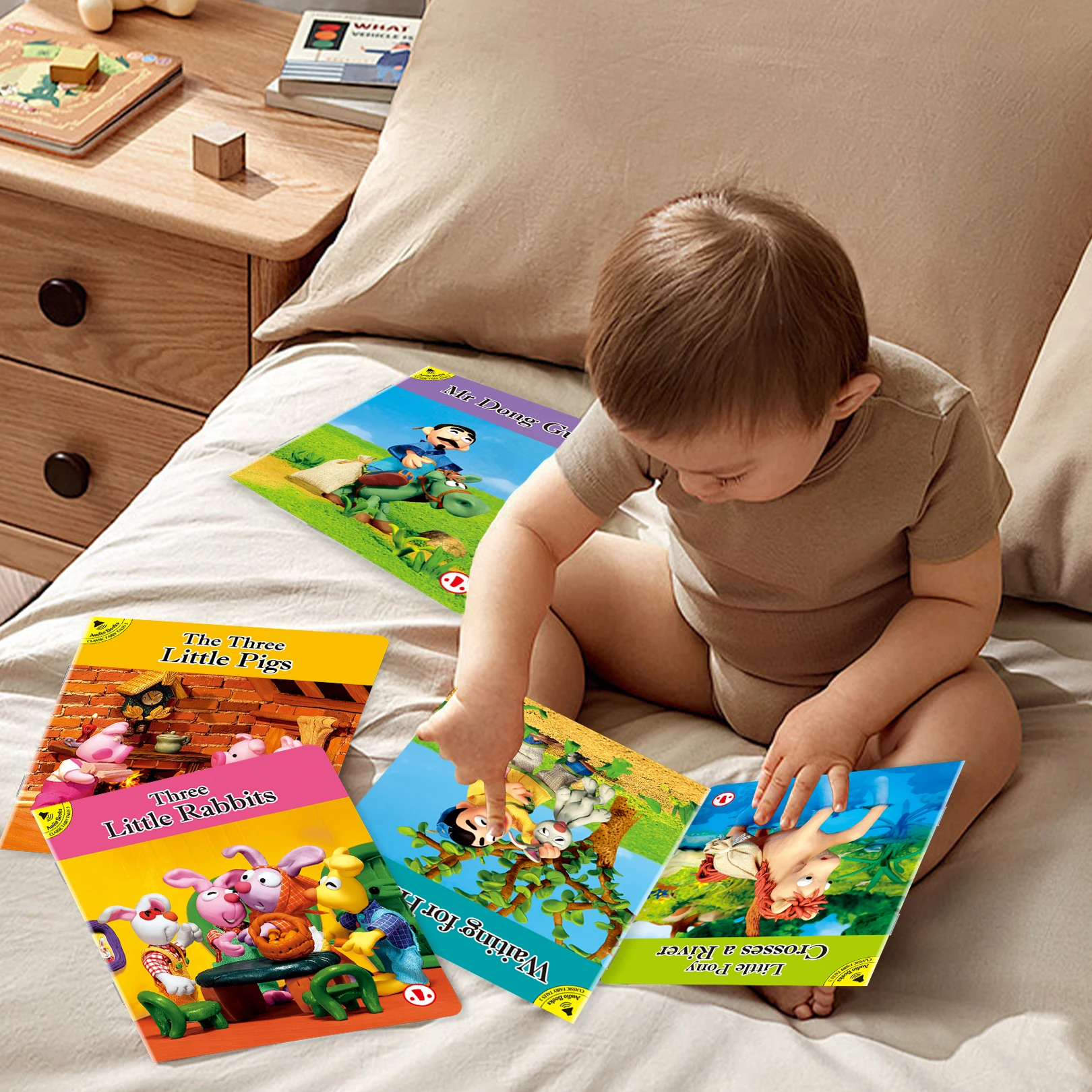 1 комплект из 10 детских английских книг с рассказами на ночь, 3 книжки с рассказами для короткого чтения, подходящие для детского чтения в качестве подарка для детей