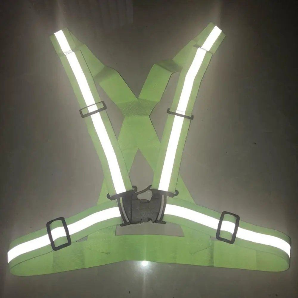 Elastic Straps Night Running Reflective Strap Protective Reflective Vest Clothing Riding Driving Protective Clothing 7 Colors