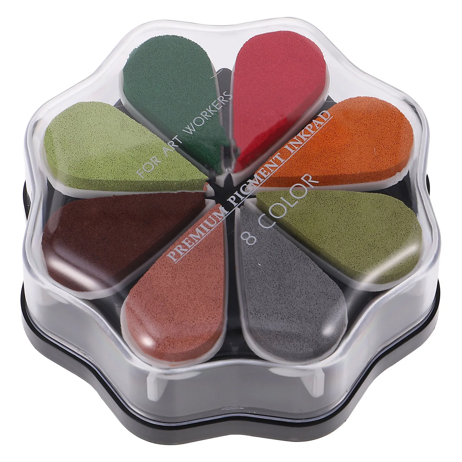 

Ink Pad Stamps 12 Colorful Paw Print Kit for Kids DIY Craft Supplies Perfect Wall Painting Nursery Decoration