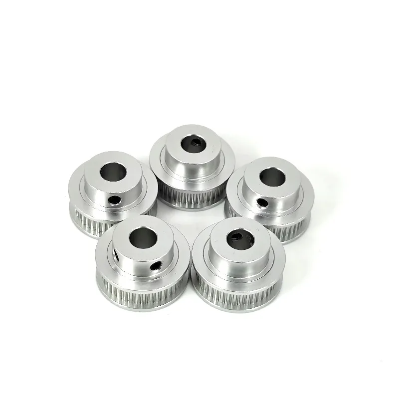 High Performance Industrial Silver Synchronous Pulley Assembly Stainless Steel CNC Machining Broaching Set