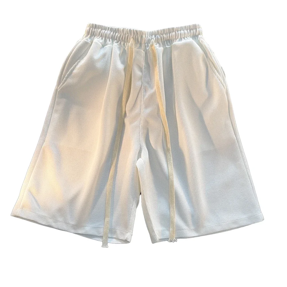 

2025 Men's Elastic Waist Sport Shorts: Ideal For Bodybuilding, Running, Fitness And Beach Wear