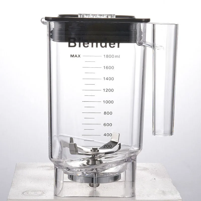 

1.8L Covered Sand Ice Machine Cup Set Triangle Cup Wall Breaking Machine Accessories Cup Set Non stick Mixing Cup Juicer