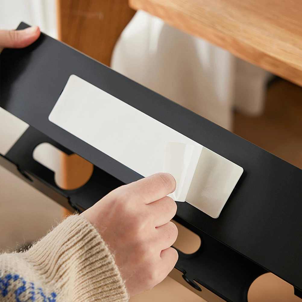 

Desk Cable Management Tray Under Desk Organizer for Cables Adapters Patch Boards Wire Management Storage Rack for Home Office