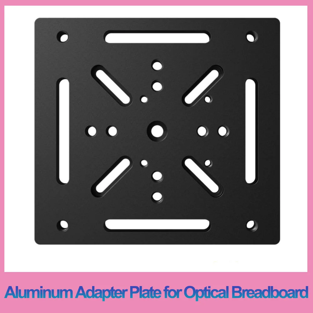 Aluminum Optical Adapter Plate M6 Thread Hole High Precision Optical Translation Platform Laboratory Optical Bench Accessory