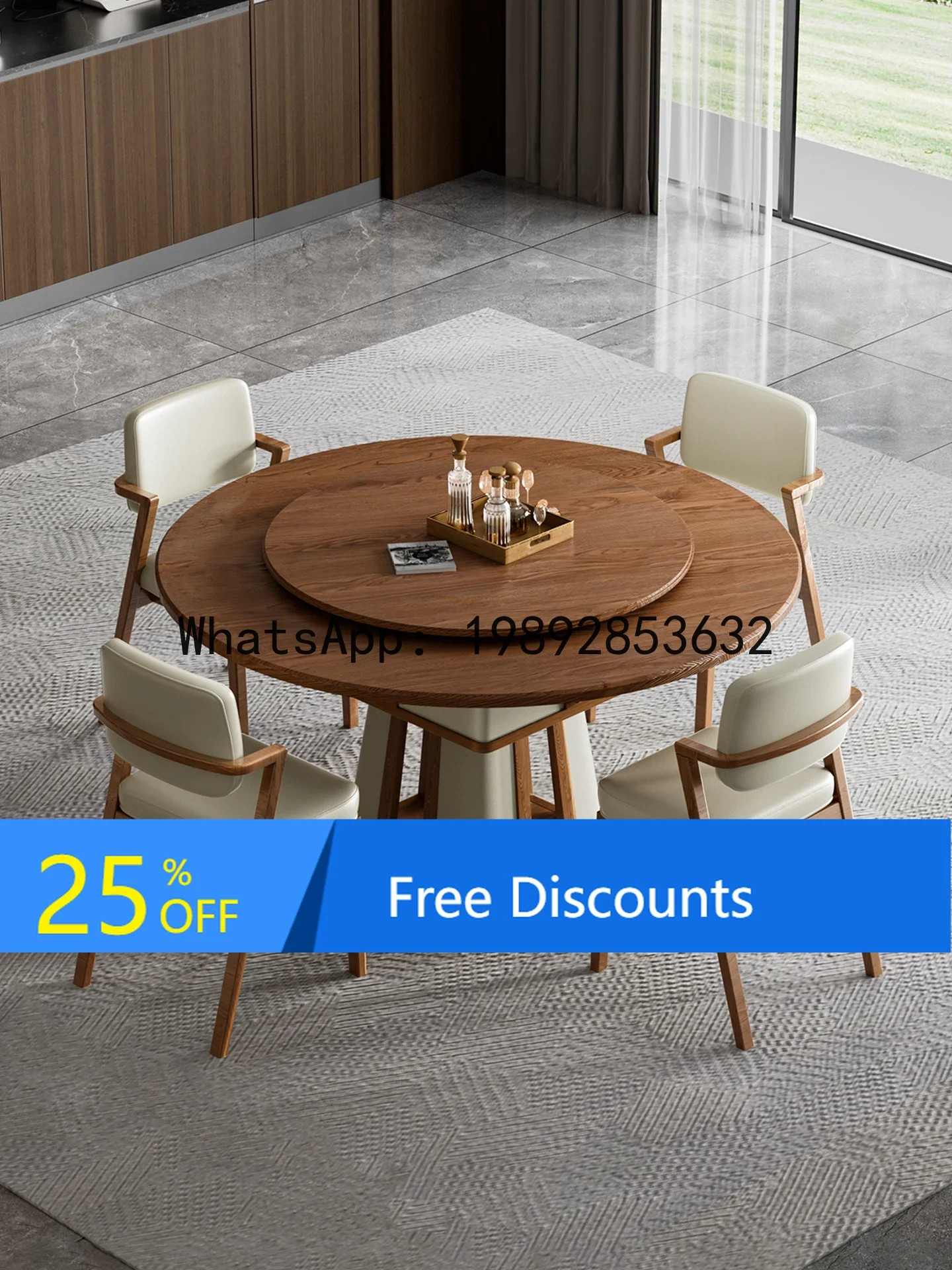 ZZ Solid Wood  Fully Automatic Home Mahjong Table Dining Table Dual-use Silent Dining Mahjong All-in-one Machine Square Table