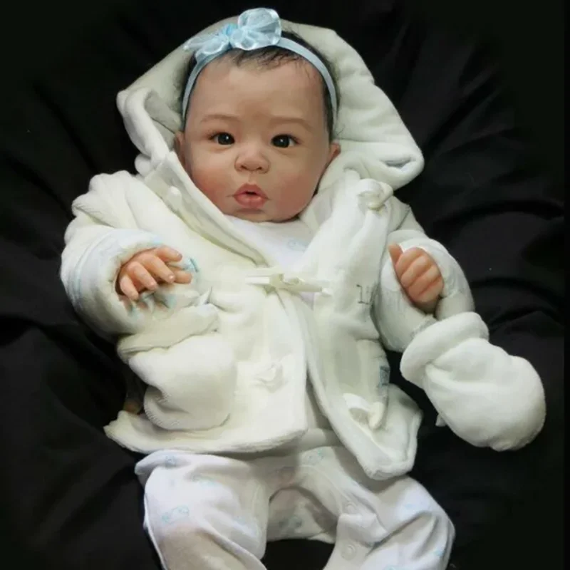 NPK 20'' High Quantity Reborn Doll Kit Eleanor Anne WaiLing Newborn Baby Blank Doll Parts Unfinished Unfinished Doll Kit Reborn