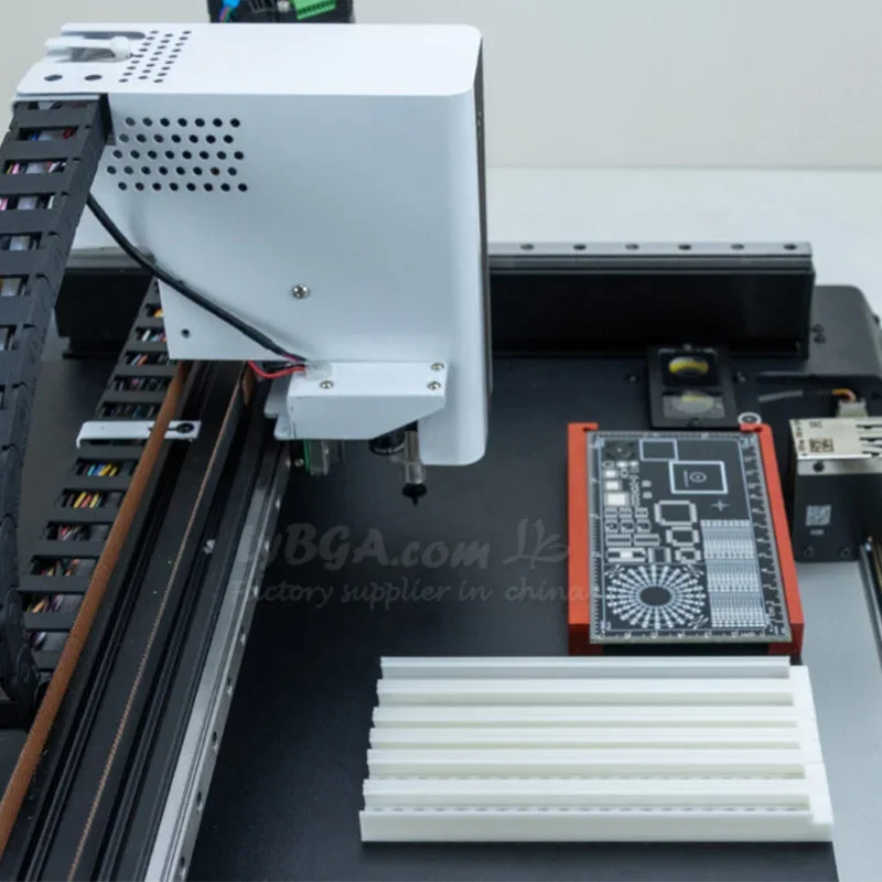 Cámara de visión Triple de LY-K1, Mini máquina automática de recogida y colocación SMT de escritorio de alta velocidad, soporte de Chip LED SMD, boquillas de doble cabezal
