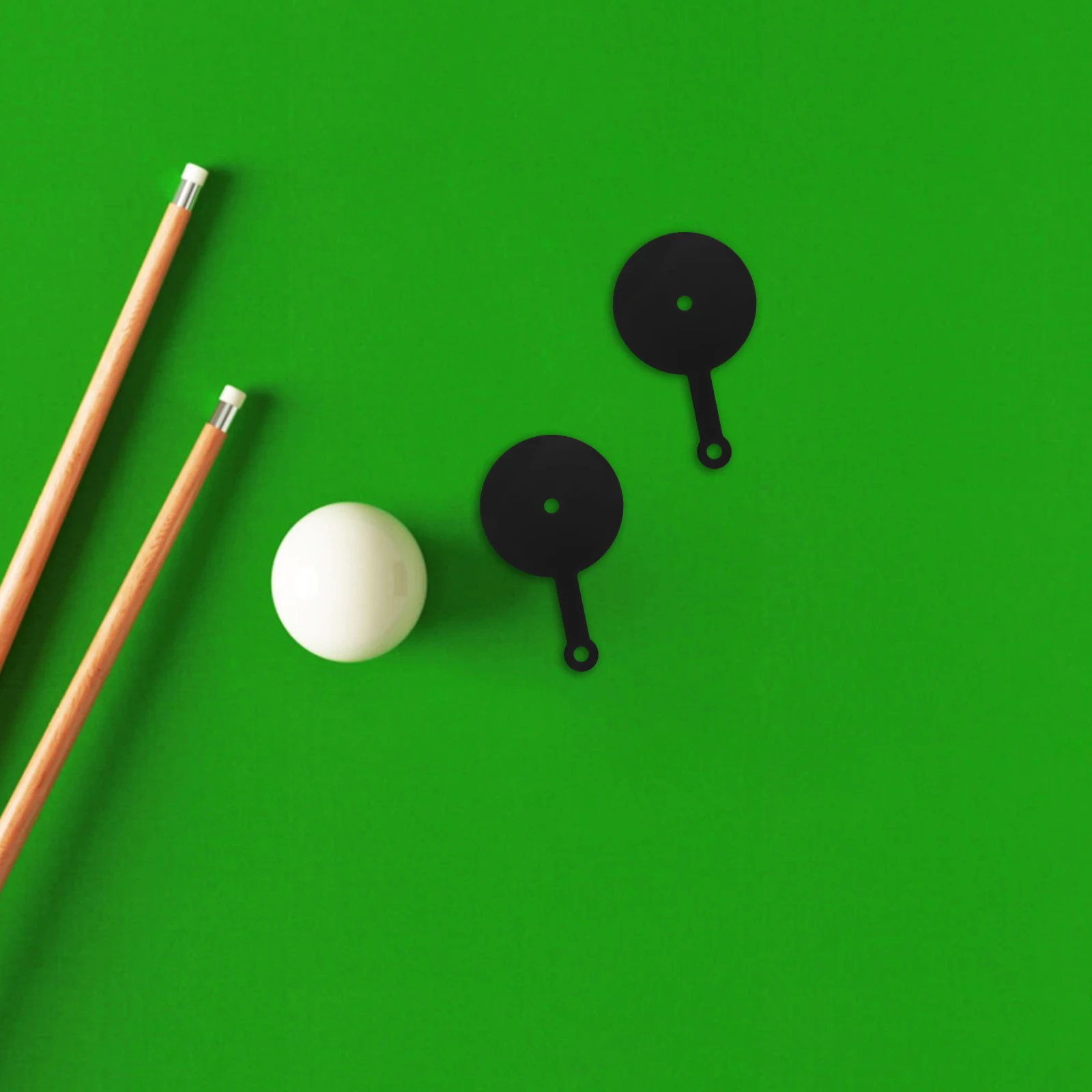 

3 Pcs Billiards Practice Post Ball Position Marker Aiming Training Assist Pendulum Sticker Pocket Accessories Pool Stickers