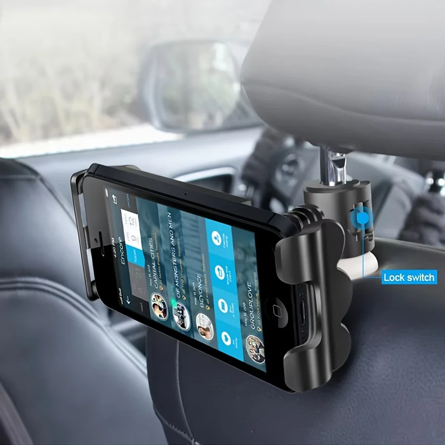 Car Tablet Computer Bracket Rear Seat Mobile Phone Holder for Watching Tv Anti-Shake