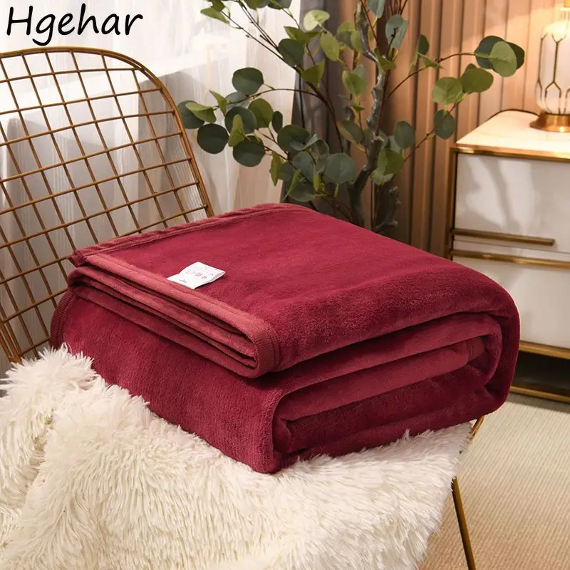 

Office Air Conditioner Coral Fleece Blankets Soft Warm Sleeping Cover Одеяла Students Classroom Nap Blanker Leg Sofa Throw