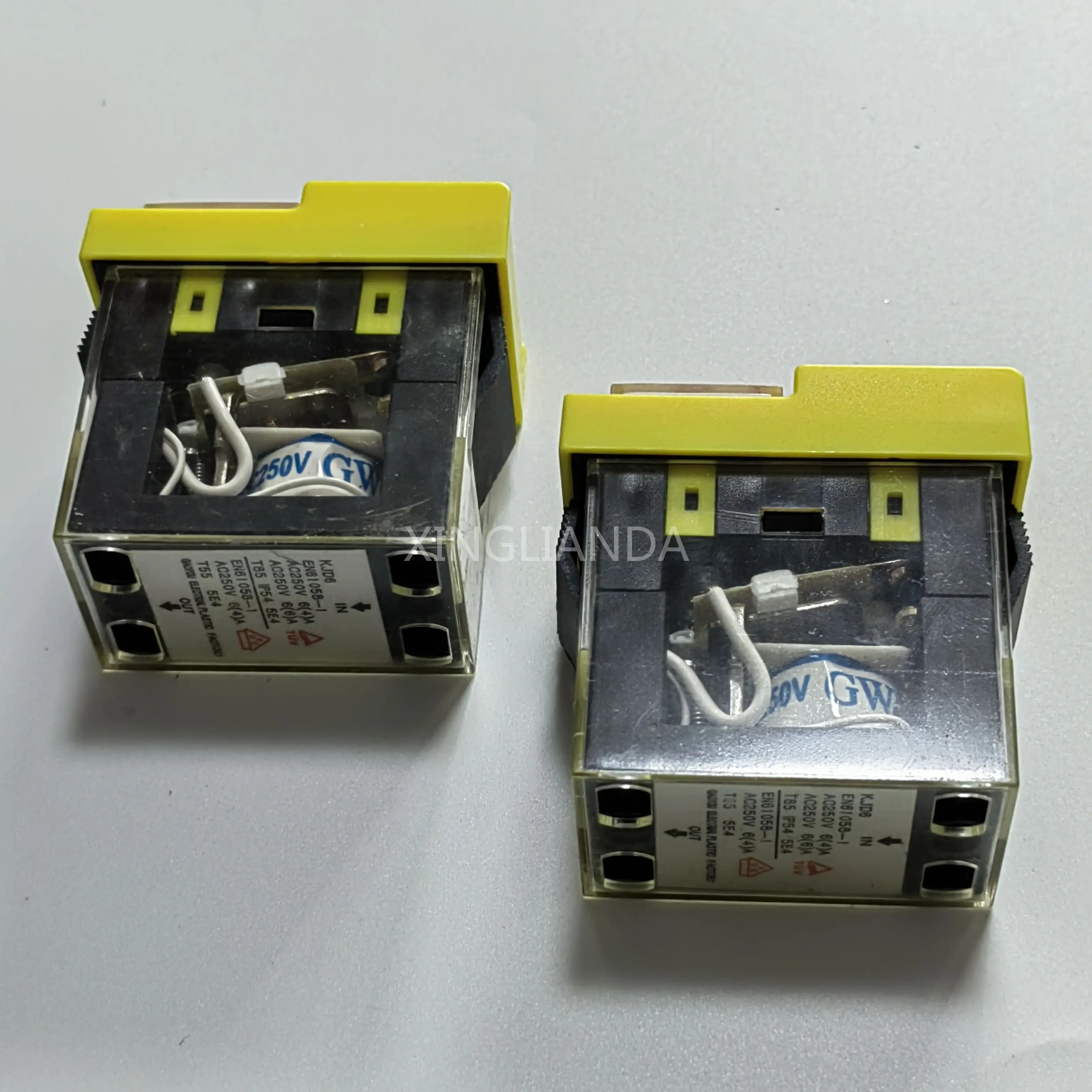 1PCS New Original  KJD6 5E4 Electromagnetic switch Box for Drill Machine AC 250V 6(4)A IP54 Switches