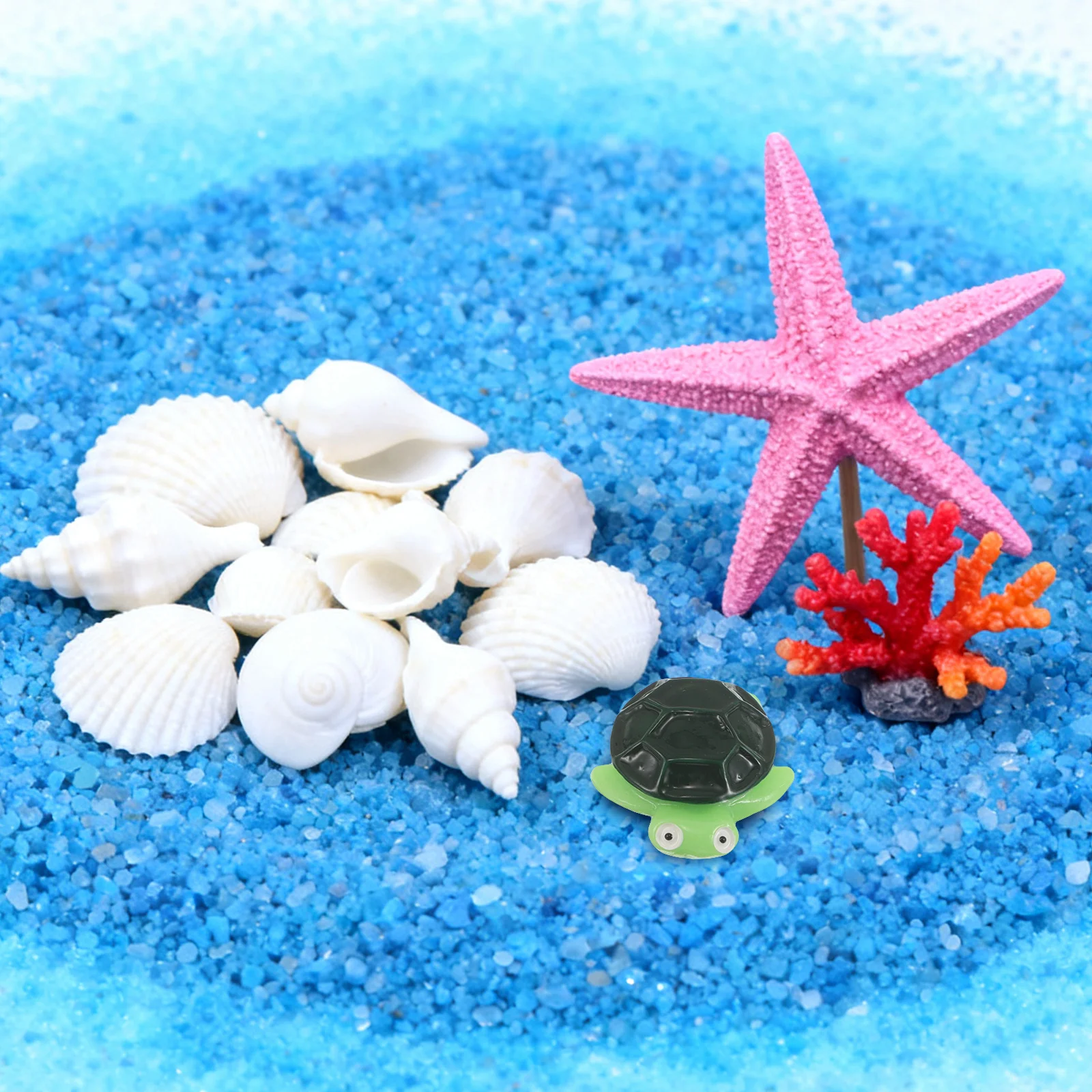 

20pcs Micro Landscape Decor Miniature Turtles Resin Sea Turtle Ornament For Aquarium Terrarium Garden Decoration Fairy Garden