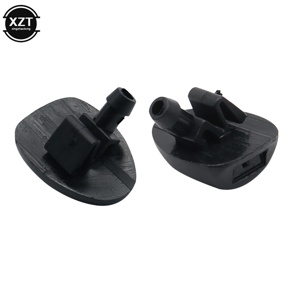 2Pcs Front Windshield Wiper Washer Jet Nozzle For Peugeot 206 206+ 407 6438J2 6438E6 6438AV 6438W2 6438Z1 Glass Spray Accessory