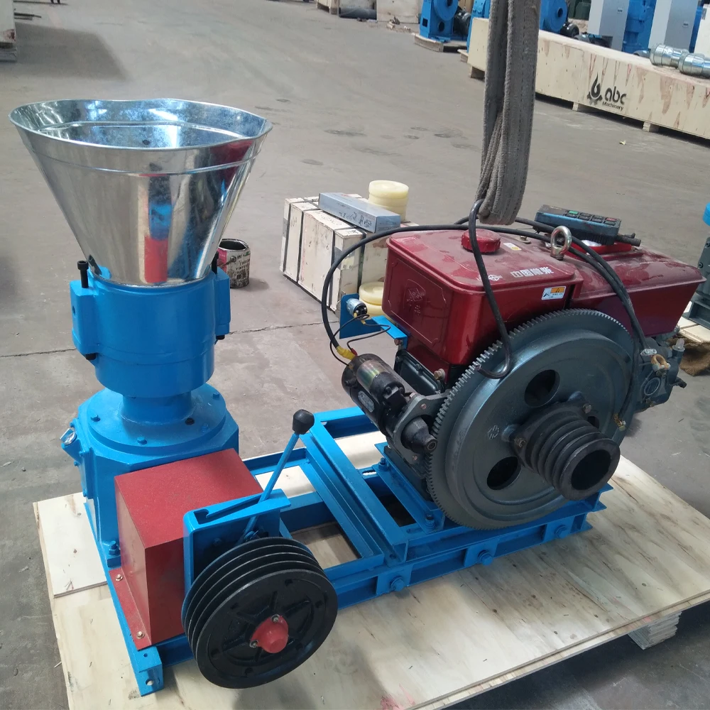 15HP diesel wood pellet making machine pellet making machine feed pellet making machine produces pellets wood pellets 100kg/h
