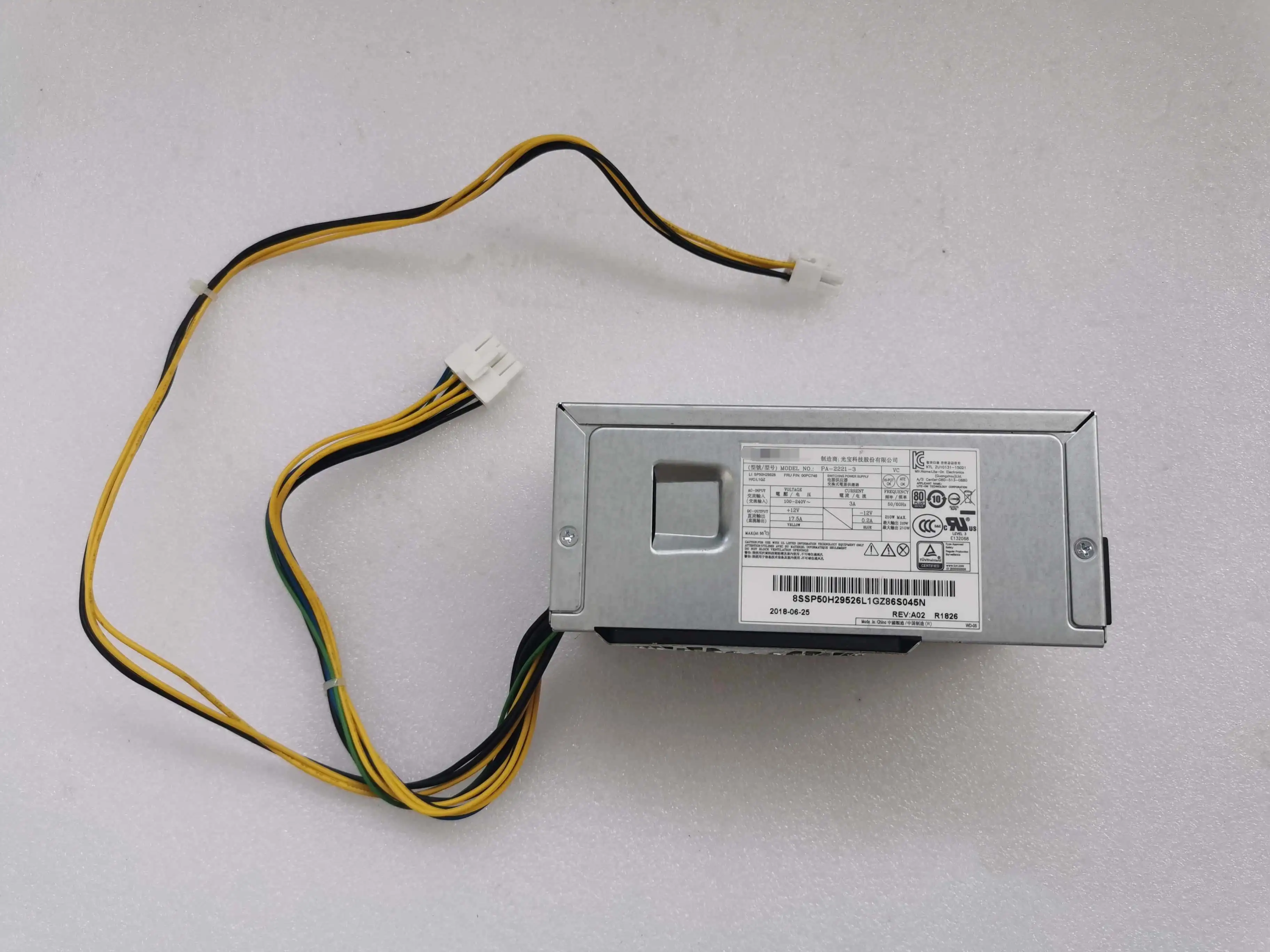 PA-2221-3 for Lenovo 10PIN desktop power supply 210W 10PIN  4PIN  universal for FSP180-20TGBAA  HK280-72PP