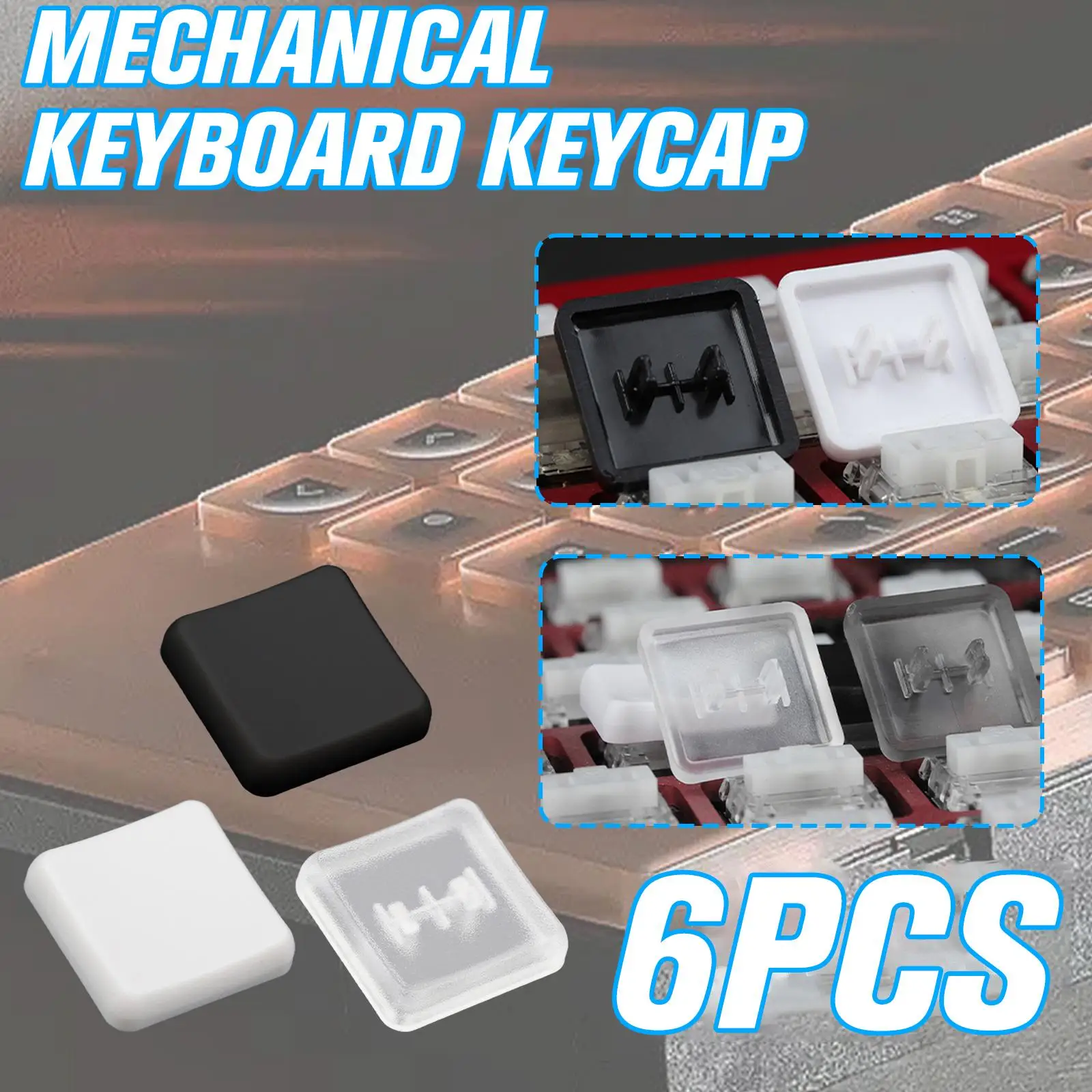 Special Keycaps For Low Shaft Mechanical Keyboards PBT Transparent Keycap DIY Customized Ultra-thin Personalized Keycaps HO K6U4