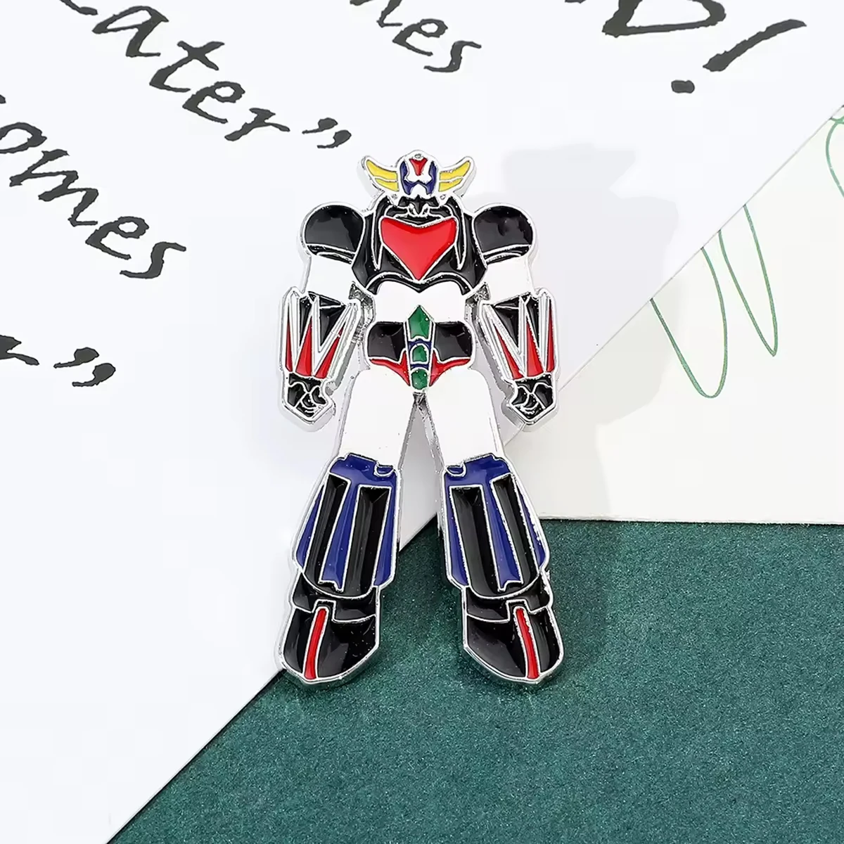 Anime Mazinger Z Robot Enamel Brooch Cute Funny Cartoon Metal Badge Lapel Coat Backpack Hat Pin Cosplay Jewelry Accessories Gift image 5