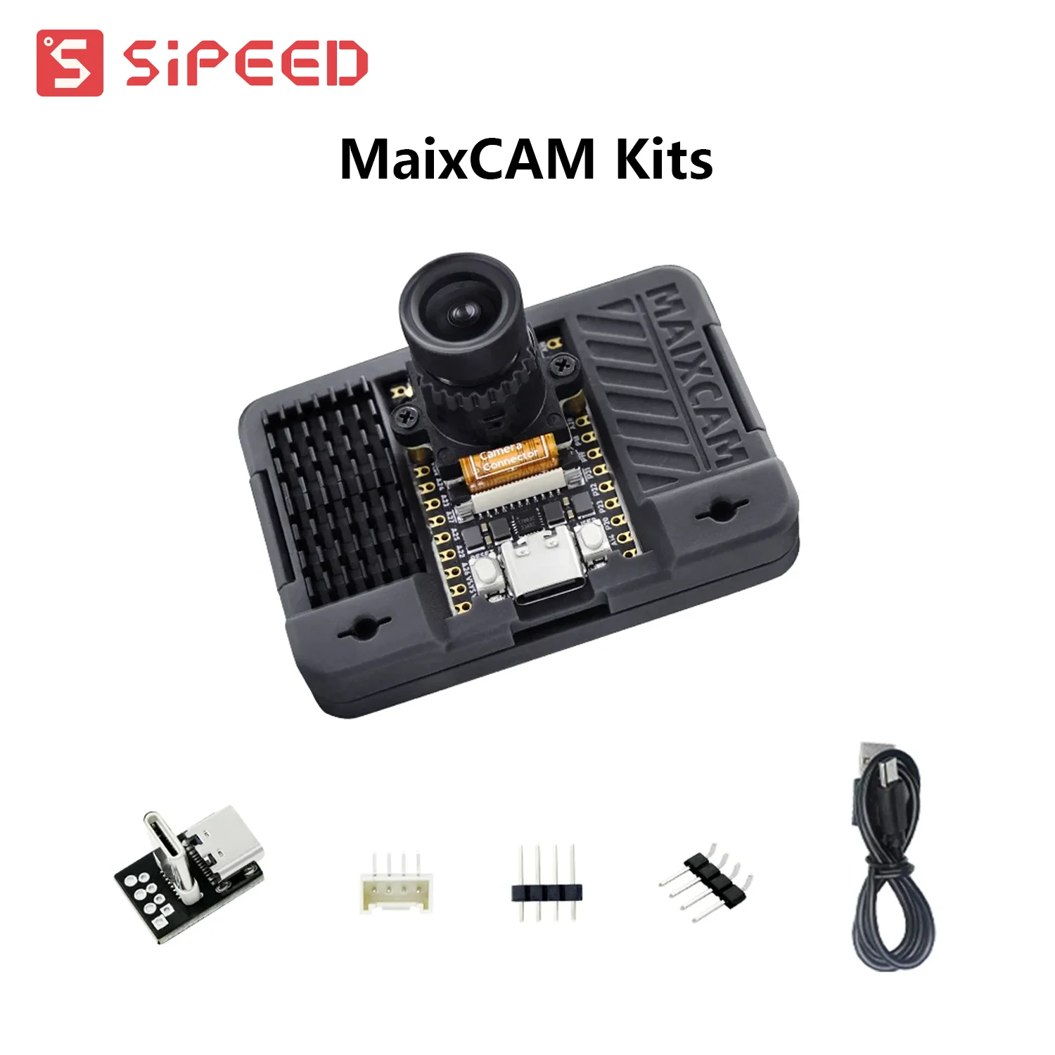 Sipeed MaixCAM-Placa de desarrollo de RISC-V, C906, NPU, RISCV, AI, cámara Visual, Audio, puerto serie, WIFI6, 1 unidad