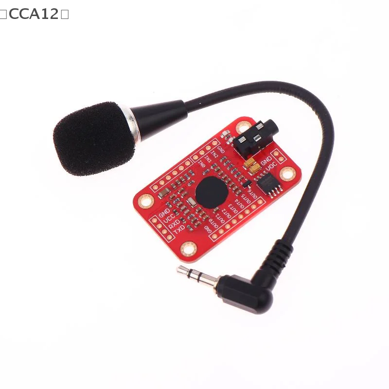 

ováсноCCA12 pratiqueV3 Разpoznawanie голоса Модуль распознавания голоса постоянного тока 4,4-5,5 В Высокая точность поддерживает до 80 голосовых команд