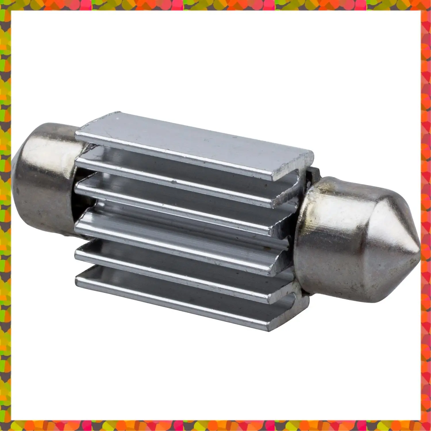 Promotion! 2 X 36Mm 3 SMD 5050 LED Error Free Dome Festoon Light W Heatsink