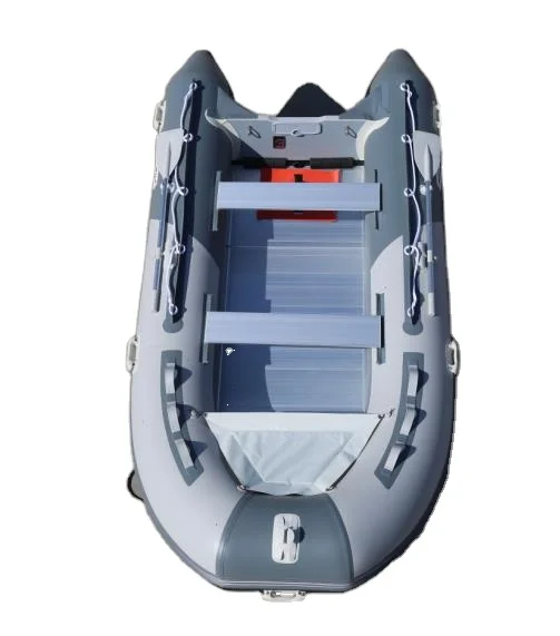 

China 3.8M Hypalon Sport Cabin Cruiser Rigid Passenger Hovercraft Canoe Inflatable Boat With Motor PVC