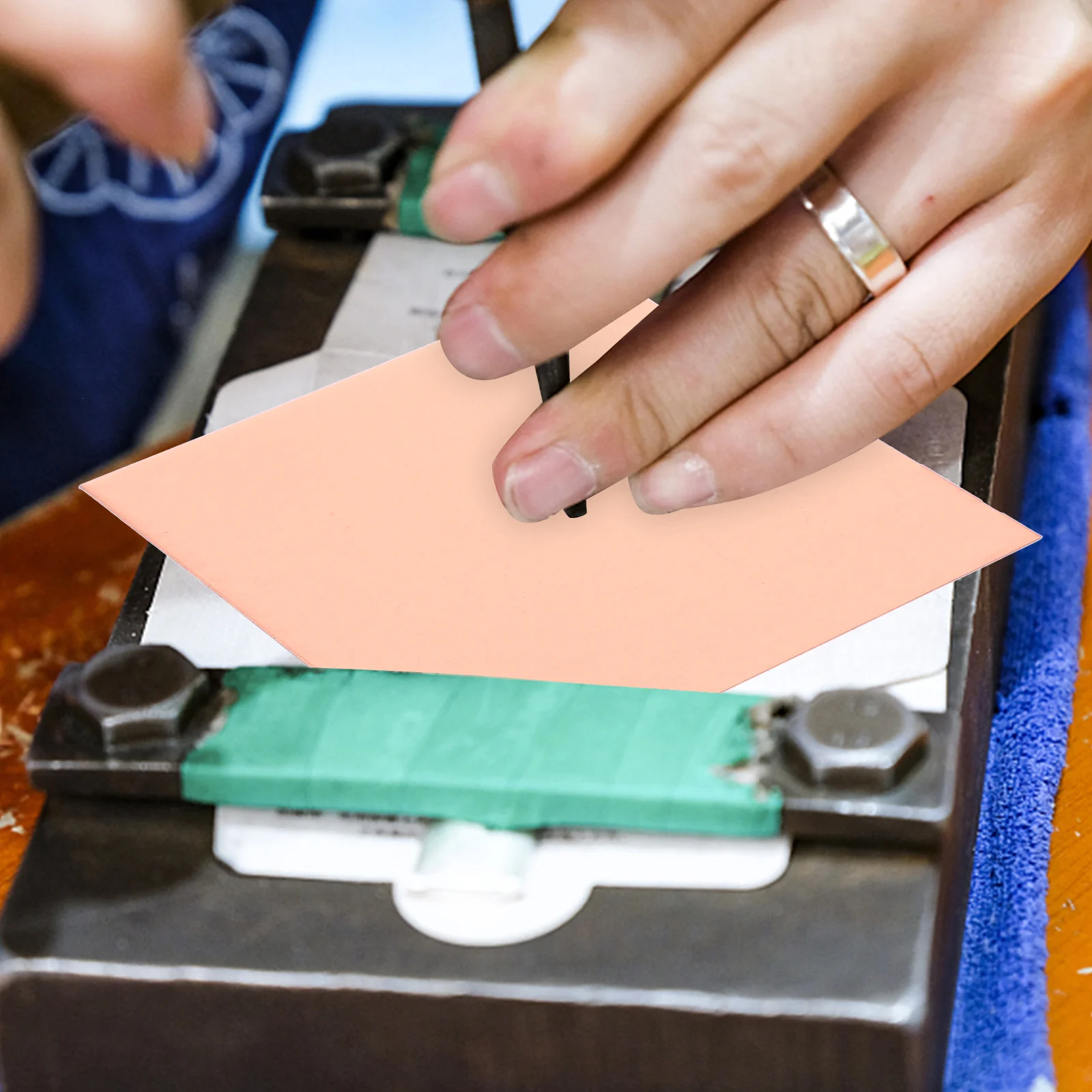 

Copper Plate DIY Sheeting Jewelry Making Supplies Crafts for Cutable Strip Metal