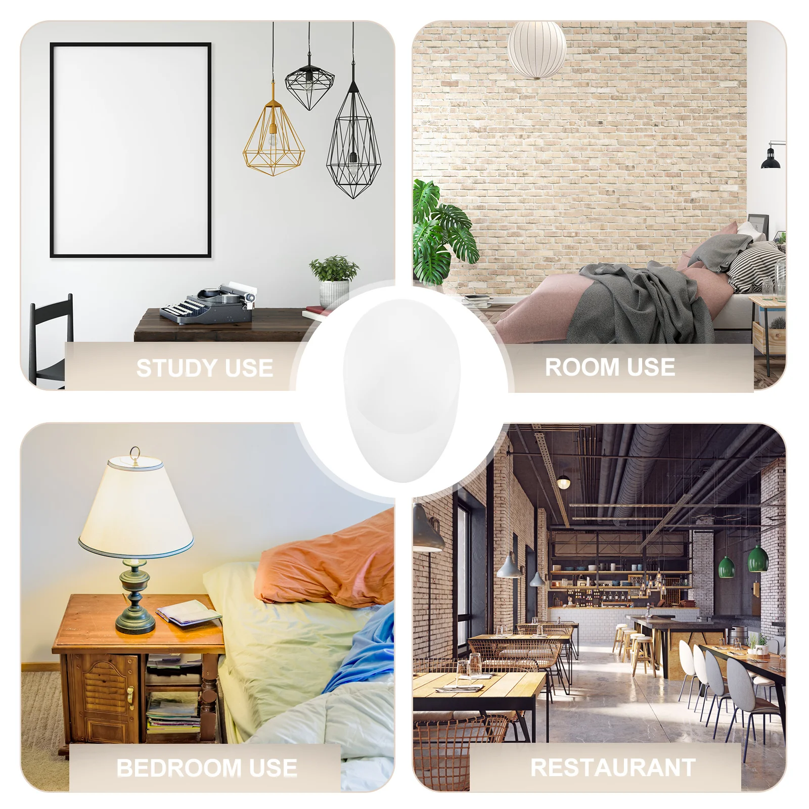 

6pcs Horseshoe Lamp Shades Light Cover For Floor Table Wall Lamp Bedroom Living Room Replacement Shade Home Lighting Accessory