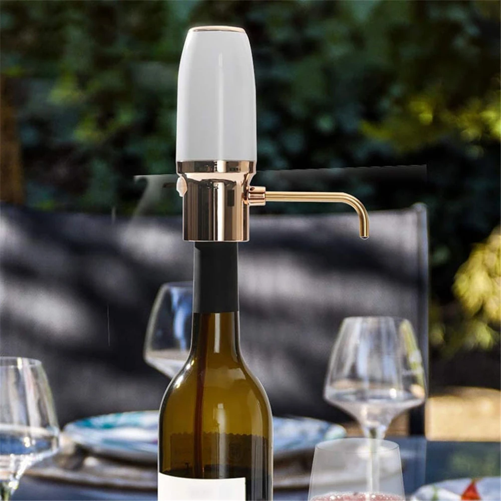 Carregamento USB Electric Wine Decanter, Portable Wine Dispenser, Bomba, Automático Wine Pourer, Instant One-Touch Aerador, Oxidificador Vinho