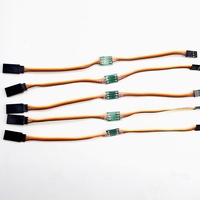 2-6PCS 180 Degree PPM/PWM Servo Signal Amplifier Expander 3V-16V Extension Cord for RC Racing Drone DIY 90 to 180 Angle Increase