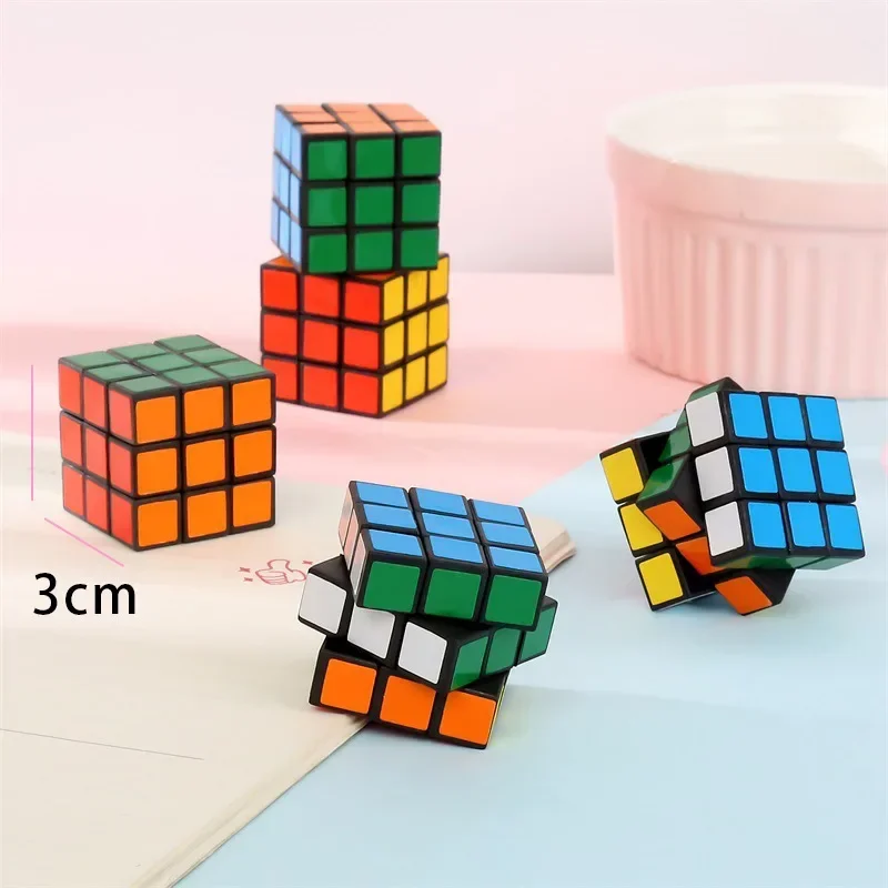 3 CM mini cube Smallest 3x3x3 Magic Cube 10mm Puzzle fingertip Cube Speed 3x3 micro cube Adult DIY CollectionToys Children Gifts