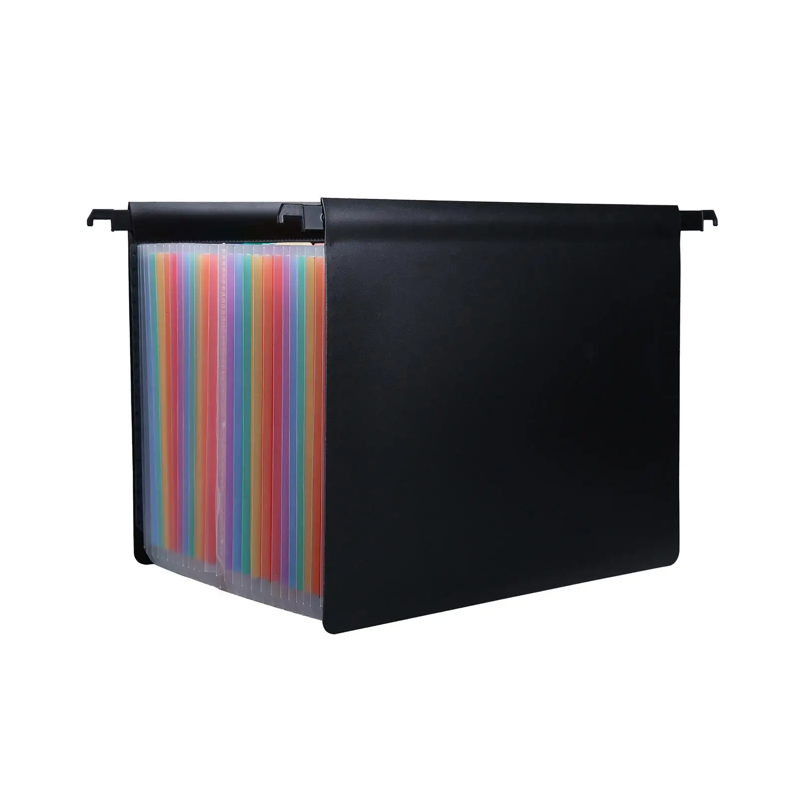 Expanding Hanging File Folder 25 Pocket Document Folder for Papers Envelopes Clear