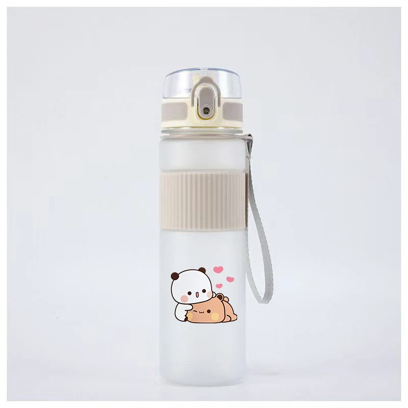 Bubu Dudu Water Bottle Yier Bear Panda Girl Boy Large Capacity Sports Kettle Transparent Cold Water Cup Outdoor Portable 550ml image 5