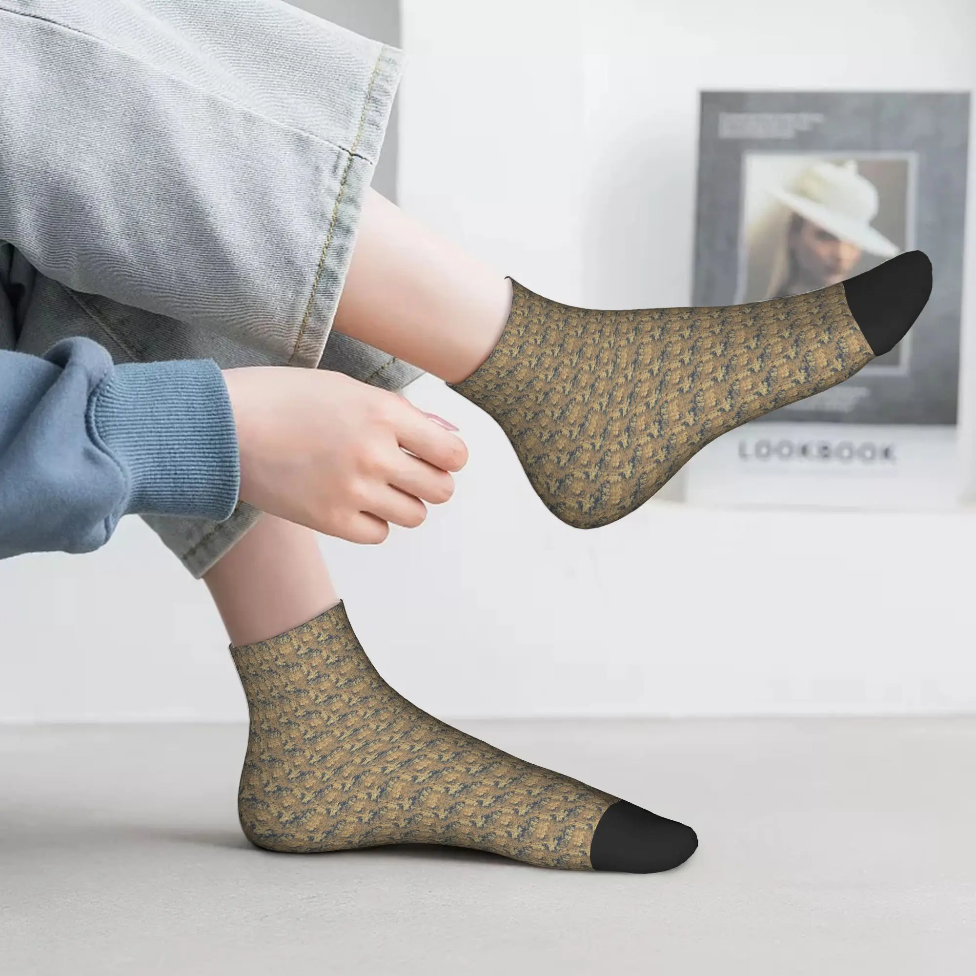 Calzini mimetici russi del bosco Harajuku Calze assorbenti del sudore Calzini per tutte le stagioni Accessori per regali per uomo e donna