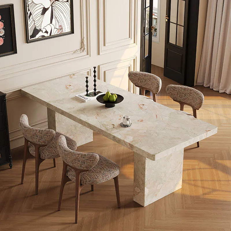

Compact Reception Dining Table Postmodern Salon Enclosure Universal Dining Table Study Designer Chinese Muebles Salon Furniture