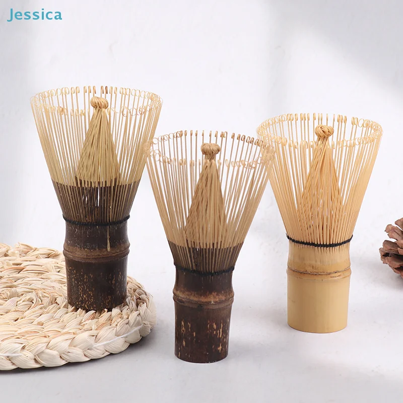 ♥ Batidor Matcha de bambú, cepillo de té hecho a mano, licuadora de Bambos, cepillo agitador Matcha para hacer Matcha