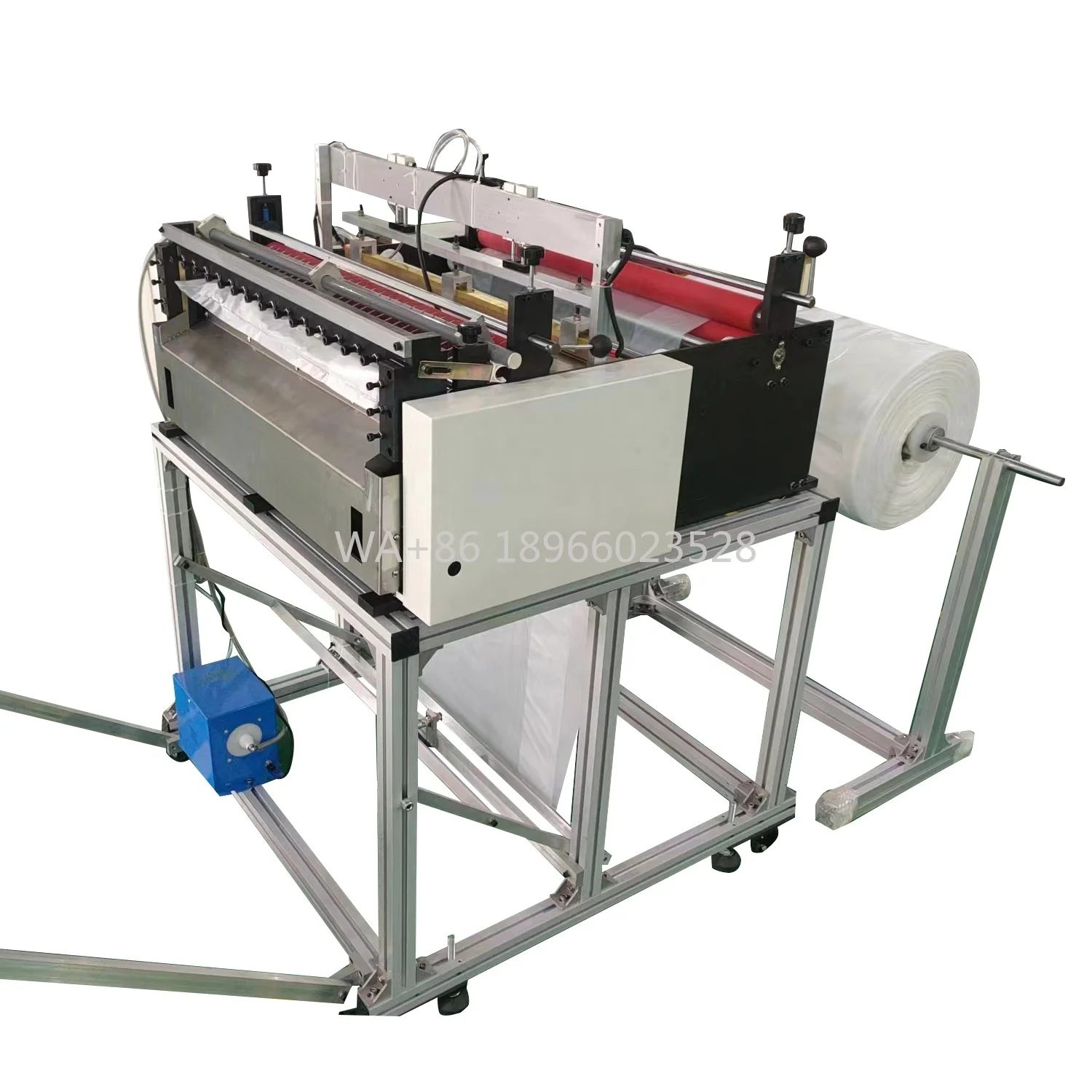 QKH-500 Fully Automatic Plastic Film Polythene Bag  Heat Hot Seal Sealing  and Cutting Machine