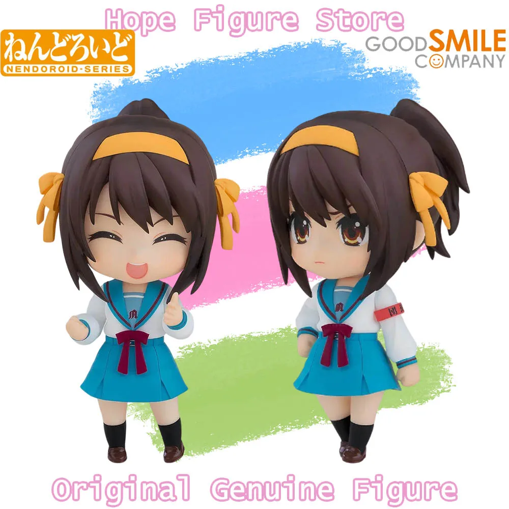 In Stock Genuine Good Smile Nendoroid The Melancholy of Haruhi Suzumiya Suzumiya Haruhi Figure Anime Model Toy