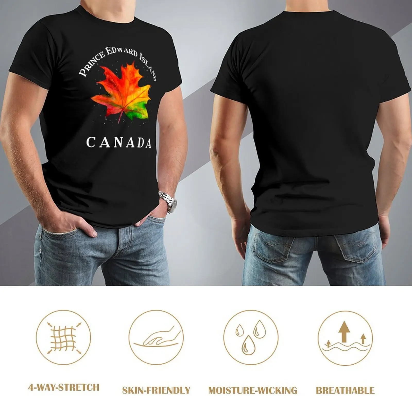Prince Edward Island Autumn Colors T-Shirt blue archive oversize t-shirts man mens t shirt