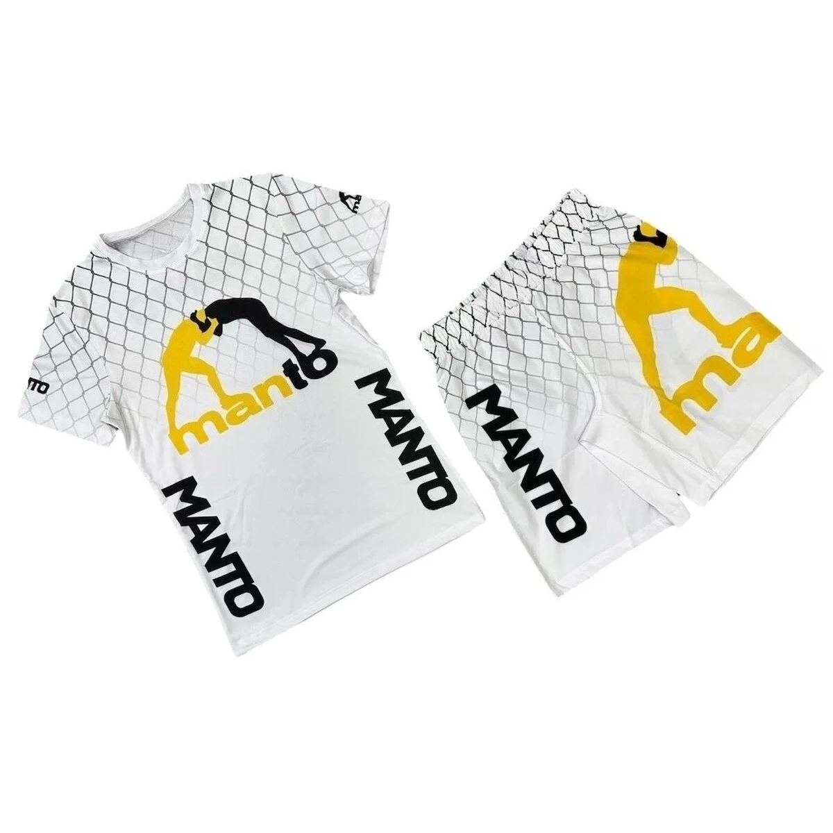 Setelan Kompresi MMA Fighter Manto untuk Seni Bela Diri, Cepat Kering, Pertarungan Kickboxing, Gym, Latihan Seni Bela Diri, Seragam Olahraga