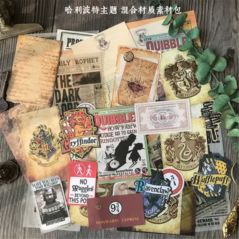 46 قطعة \ مجموعة ماجيك أكاديمية سلسلة أدوات قناع الكتب أعواد تزيين abبها بنفسك Ablum مذكرات سكرابوكينغ التسمية القرطاسية غير المرغوب فيه مجلة