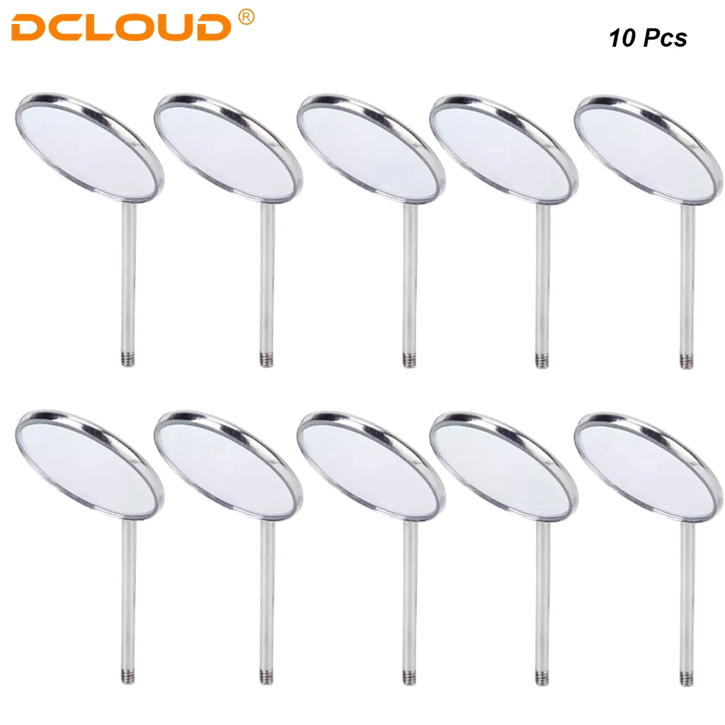 5 / 10 Pcs Dental Boca Espelho Cabeça Refletor de Aço Inoxidável Odontoscópio Espelho Dentista Equipamento Oral Dentes Exame Espelho de Cuidados # 4