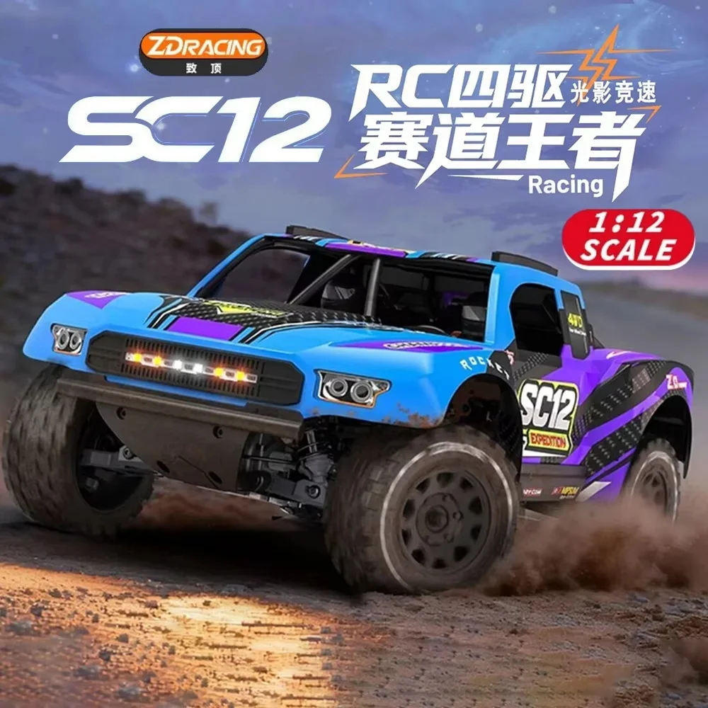 Zd Racing Sc12 1/12 Scale Brushless Electric 4wd High Speed Off Road Rc Short Course Racing Truck For Adult Rc Hobby Enthusiasts