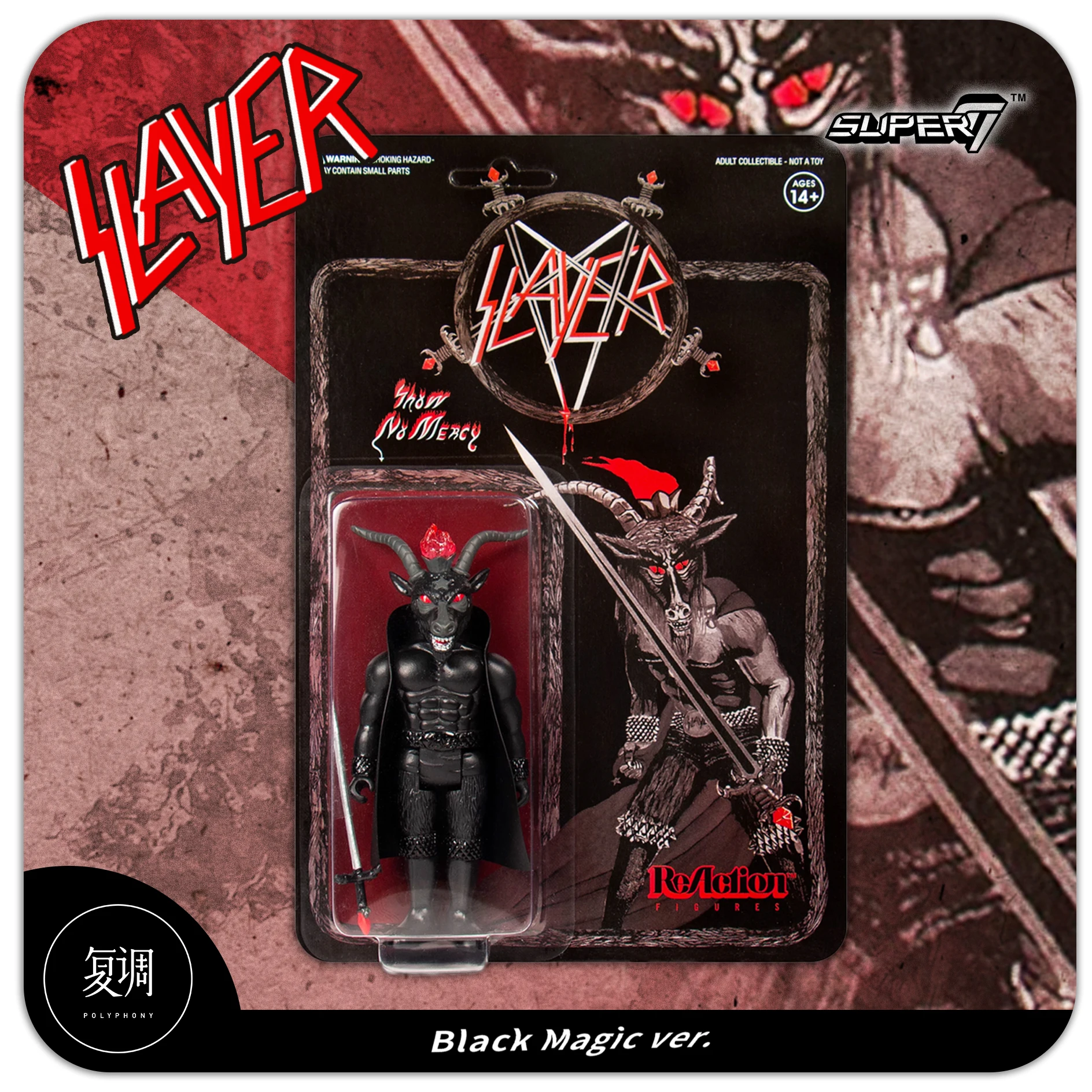 

Оригинальные игрушки Super7 Slayer Minotaur Dark Magic Ретро Висячие карты игрушки хобби праздничные подарки для детей