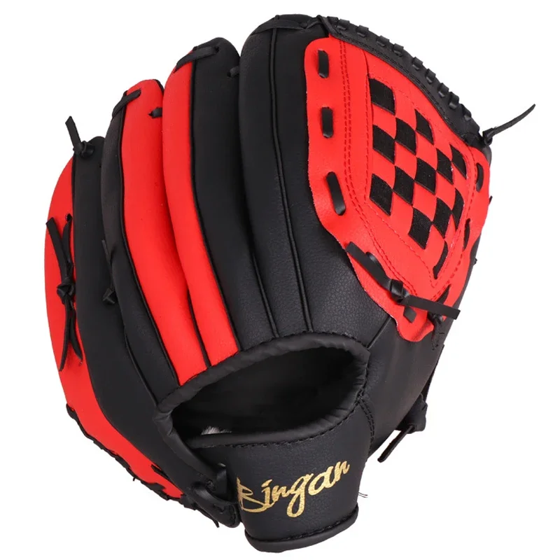 Kinder Erwachsene Hohe Qualität PVC Baseball Handschuh Handgemachte Softball Praxis Ausrüstung Size10.5/11,5 Zoll Links Hand Mitt