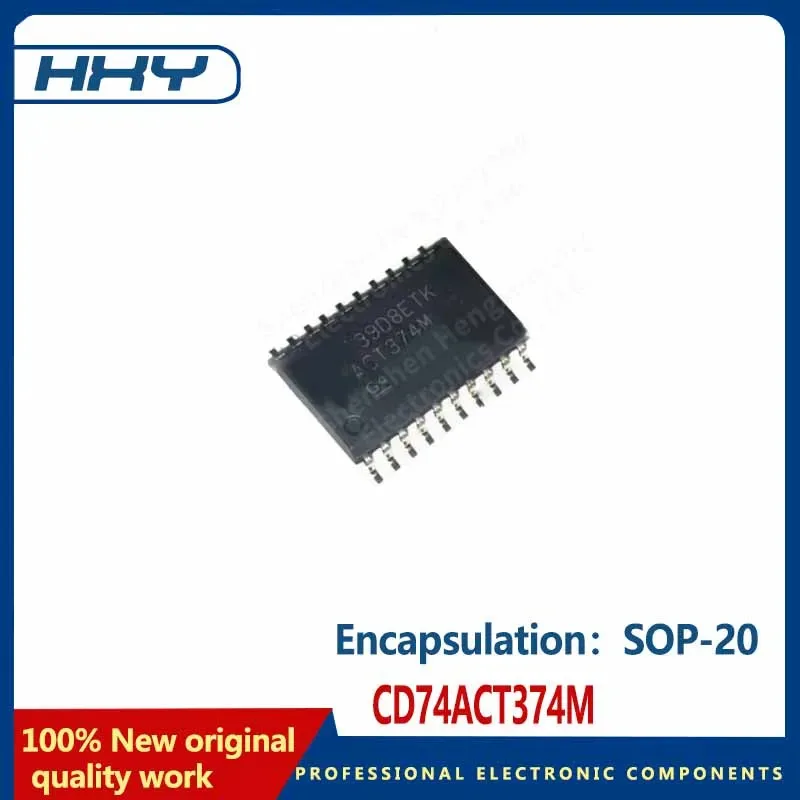 10 Stück CD74ACT374M Flip-Flop-Chip-Paket SOP-20