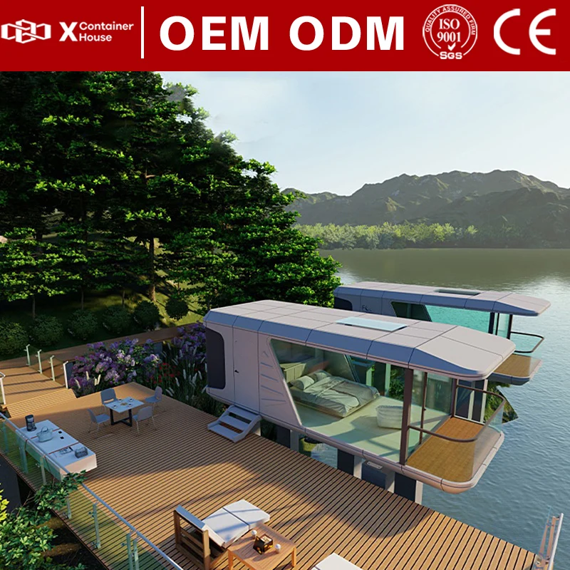 Customized Space Capsule House with Good Temperature Insulation