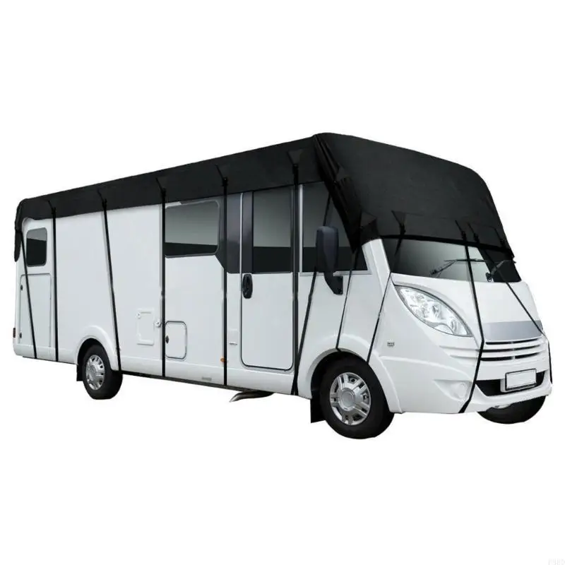 

Upgraded Long Service Waterproof Cover Waterproof Tarpaulin 210D for Caravans