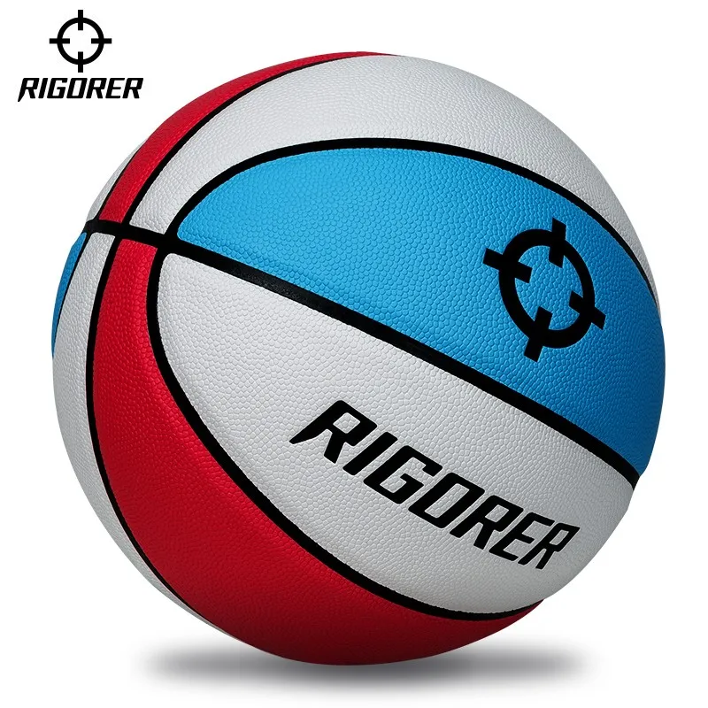 RIGORER 사이즈 6 농구 - 훈련 및 경기용 공식 게임 공, 실내 및 실외 사용 No.6 농구