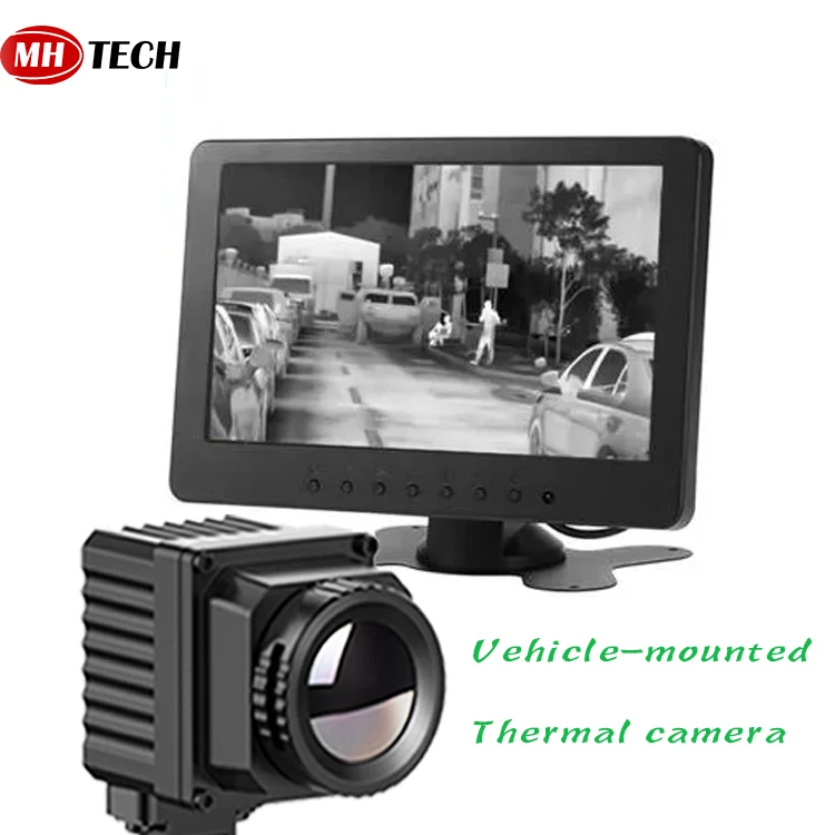 High Beam Anti-dazzle IP67 Waterproof Level Thermal Imaging White Hot 384*288px Sensor Car cameras